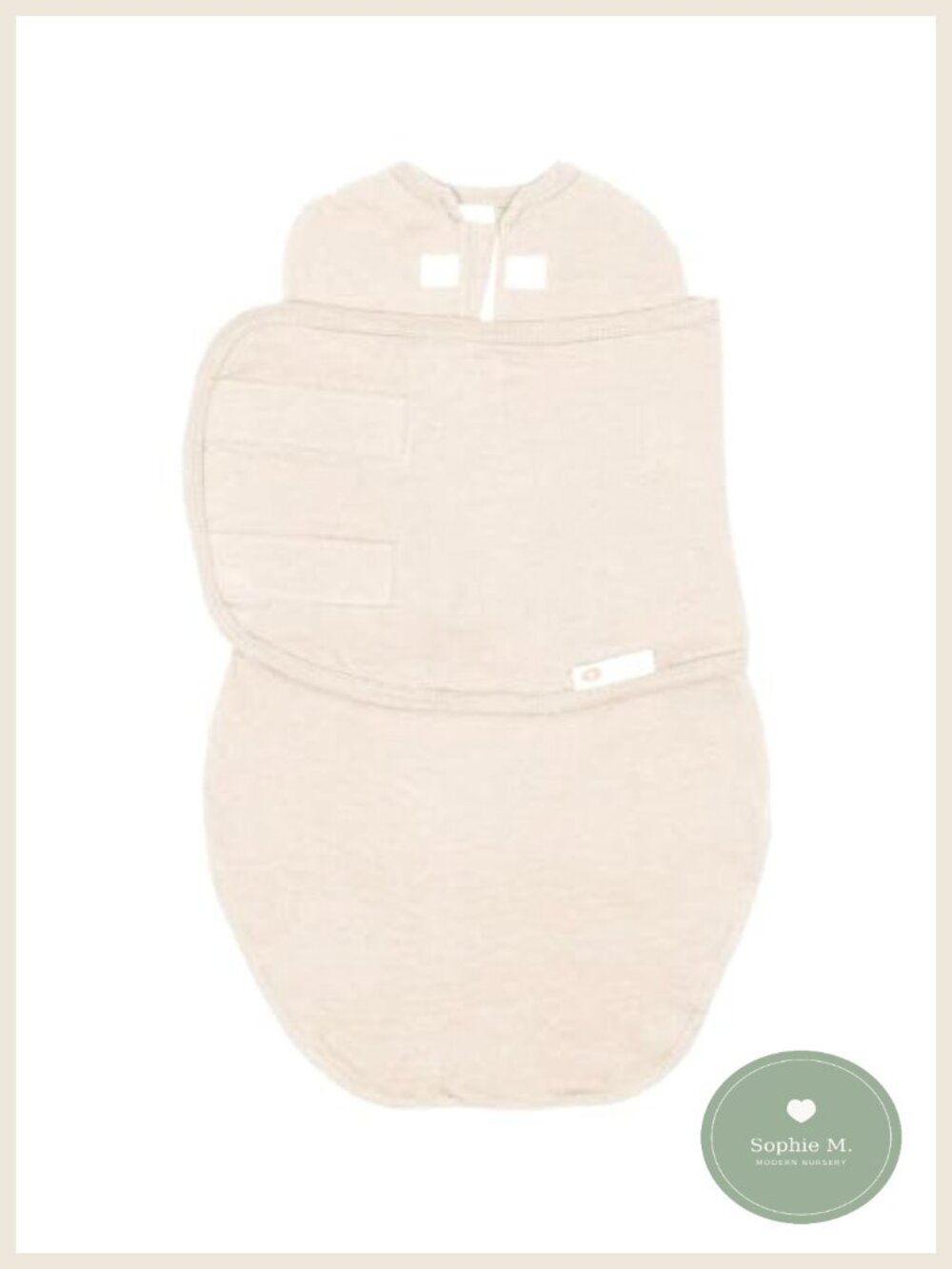 2-Way Starter Baby Swaddle 6-14 lbs 0-3 Months Zip Cotton